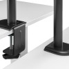 Maclean desk mount for 2 monitors, VESA 75x75 and 100x100, 17-32", 2x 9kg, MC-754N