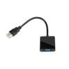 iBox IAHV01 video cable adapter HDMI Type A (Standard) VGA (D-Sub) Black