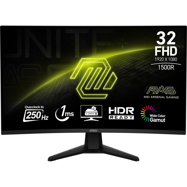MSI Monitor 31.5" MAG 32C6X FHD ...