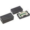 Alantec WTM06 network junction box Cat5e Black