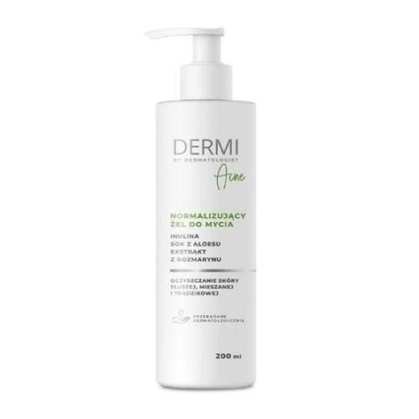 DERMI Acne Normalising Wash Gel 200ml