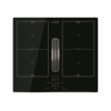 CATA | AS 600 | Induction hob with built-in hood | 59 cm | Number of burners/cooking zones 4 | Black | Touch