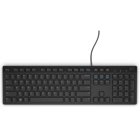 Dell | KB216 | Multimedia | Wired | EN | Black | Numeric keypad