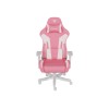 Genesis Gaming Chair Nitro 710 Backrest upholstery material: Eco leather, Seat upholstery material: Eco leather, Base material: Nylon, Castors material: Nylon with CareGlide coating | Pink/White