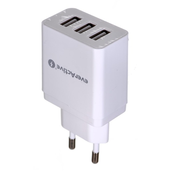 USB wall charger everActive SC-300 3xUSB ...