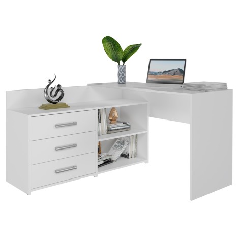 Topeshop DANY BIEL KPL computer desk White