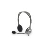 HEADSET STEREO H111/GREY 981-000593 LOGITECH