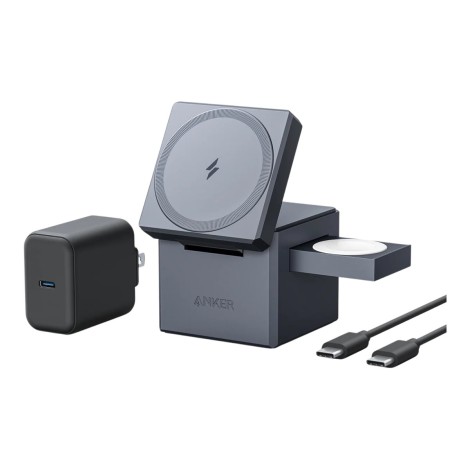 Anker Magnetic Wireless 3-in-1 Cube with MagSafe (15W) | Y1811G11