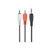 Cablexpert | 2.5m, 3.5mm/2xRCA, M/M | 3.5mm | 2 x RCA