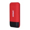 XTAR PB2S red battery charger / power bank to Li-ion 18650 / 20700 / 21700