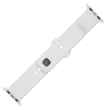 Fixed | Sporty Strap Set for Apple Watch 42/44/45 mm | 170-235 mm | White | Silicone