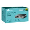 TP-LINK | Switch | TL-SG105E | Web managed | Wall mountable | Gigabit Ethernet (copper) ports quantity 5 | Power supply type External | 36 month(s)