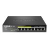 D-Link | 8-Port Gigabit PoE Switch (4xPoE) | DGS-1008P | Unmanaged | Desktop | Power supply type External