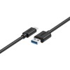 UNITEK Y-C474BK USB cable USB 3.2 Gen 1 (3.1 Gen 1) 1 m USB A USB C Black