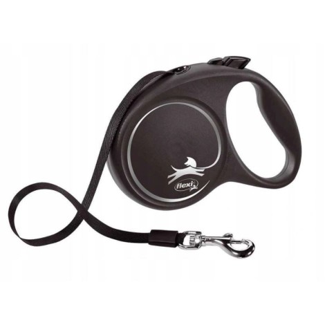 Flexi Black Design L 5 m Dog Retractable lead