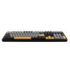 F108 Gray+Orange+Deep Gray Gasket Keyboard with Volcano RGB Switches – AULA