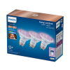 WiZ Philips Smart WiFi Spot PAR16 RGB, 3pcs | GU10 | 4.7 W | Full colour