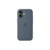 Apple iPhone 17 Silicone Case with MagSafe - Anchor Blue | Apple