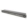 CAT 6A | Patch Panel | RJ45, 8P8C | Suitable for 483 mm (19