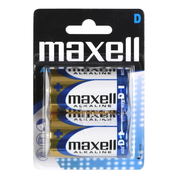 MAXELL battery alkaline LR20 2 pcs.