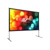 Elite Screens | Yard Master 2 Mobile Outdoor screen WV-Dual | OMS100H2-DUAL | Diagonal 100 