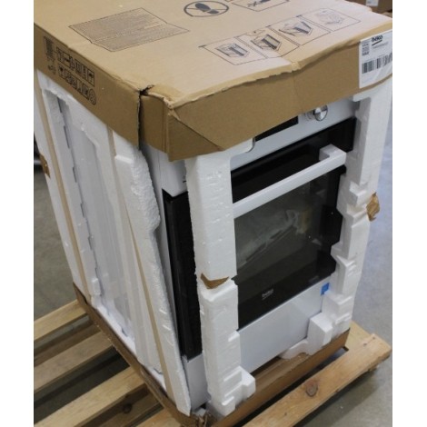 SALE OUT. Beko FSM59305WDT Cooker, Induction, A, Width 50 cm, White | BEKO Cooker | FSM59305WDT | Hob type Induction | Oven type Electric | White | Width 50 cm | Grilling | DAMAGED PACKAGING, DENT ON SIDE | Depth 60 cm | 60 L