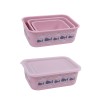 Stoneline | Awave Set of storage box | 21940 | Storage box | 3 pc(s) | Dishwasher proof | Rose