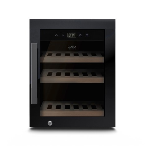 Caso | Wine Cooler | WineExclusive 12 | Energy efficiency class G | Bottles capacity 12 | Cooling type Compressor technology | Black