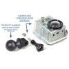 RAM Mounts RAP-B-202U-GOP1 Universal adapter for action camera, black