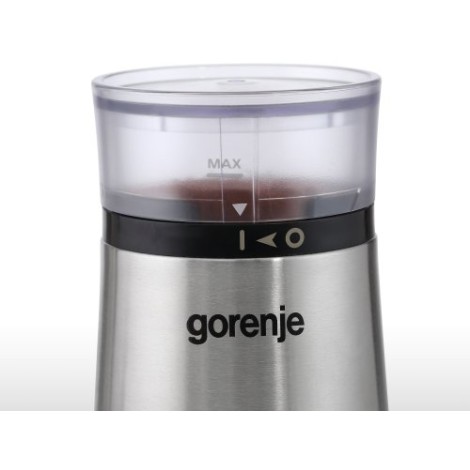 Gorenje | Coffee grinder | SMK150E | 150 W | Coffee beans capacity 60 g | Lid safety switch | Stainless steel