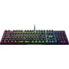 Razer | Mechanical Gaming Keyboard | BlackWidow V4 X | Mechanical Gaming Keyboard | Wired | Russian | Black | Green Mechanical Switches