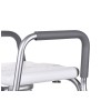 Shower chair with backrest and armrests