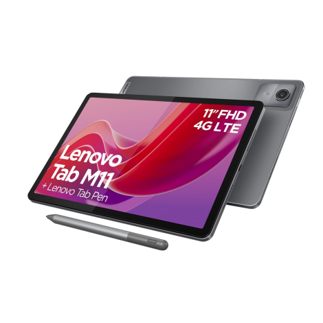 Lenovo Tab M11 4G Mediatek LTE 128 GB 27.9 cm (11") 4 GB Wi-Fi 5 (802.11ac) Android 13 Grey