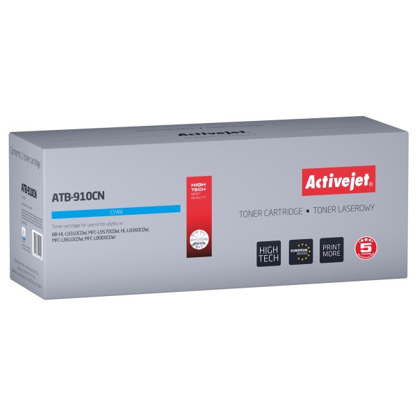 Activejet ATB-910CN Toner (replacement Brother TN-910C; ...