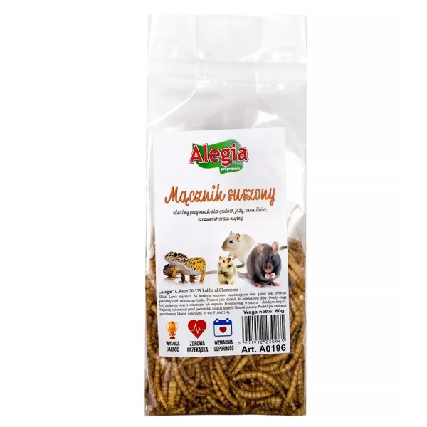 ALEGIA Dried mealworm - treat for ...