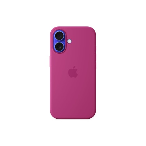 Apple iPhone 16 Silicone Case with MagSafe - Fuchsia | Apple