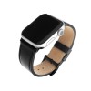 Fixed | Strap for Apple Watch 42/44/45/46/49mm | Black | Leather