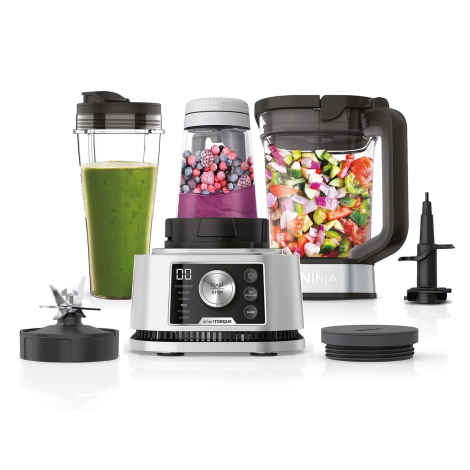 NINJA | Foodi Power Nutri 3-in-1 Blender | CB350EU | Tabletop | 1200 W | Jar material BPA-free plastic | Jar capacity 2.1 L | Ice crushing | Silver/Black
