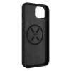 Fixed | MagFlow | Back cover | Apple | iPhone 15 Plus | Liquid silicon | Black