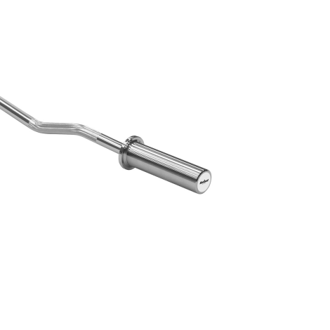 REBEL ACTIVE Olympic curl bar 50mm, Olympic barbell 120cm 6kg