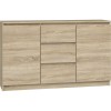 Topeshop KOMODA 2D3S DĄB SONOMA chest of drawers