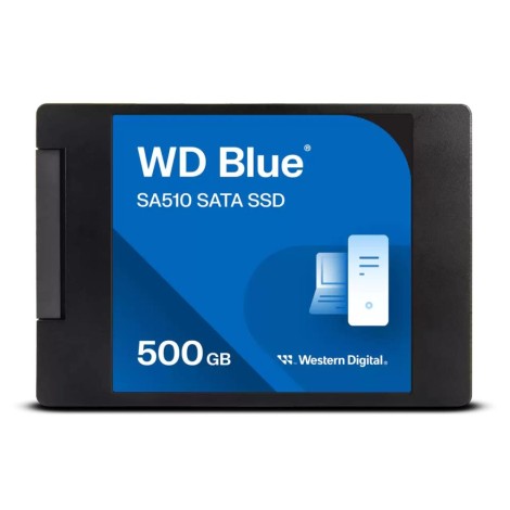 SSD|WESTERN DIGITAL|Blue SA510|500GB|SATA 3.0|Write speed 510 MBytes/sec|Read speed 560 MBytes/sec|2,5