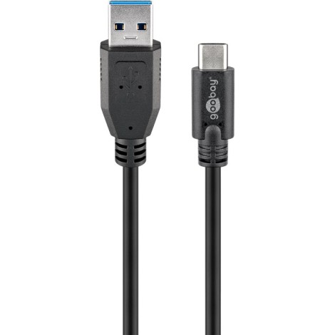 Goobay | Round cable | Sync & Charge Super Speed USB-C to USB A 3.0 charging cable | 67999 | USB 3.0 male (type A) | USB-C male