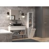 Bathroom cabinet NEL IV 31x30x174 cm, matt white