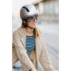 HJC CALIDO PLUS Silver Cycling Helmet, PEARL GREYISH SILVER, Size L