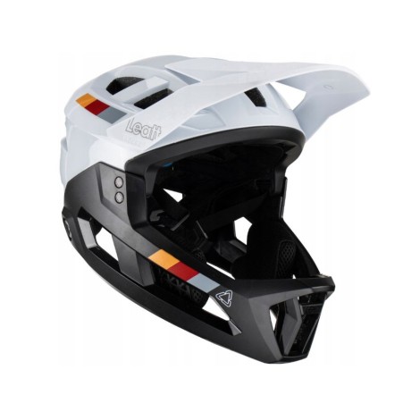 Kask rowerowy z wypinaną szczęką LEATT Helmet MTB Enduro 2.0 V23 rozmiar L (59-63cm) biały