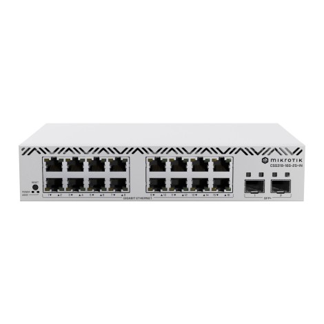NET SWITCH 24PORT 1000M 2SFP+/CSS318-16G-2S+IN MIKROTIK