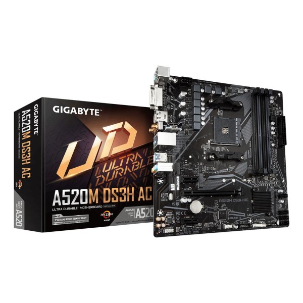 GIGABYTE A520M DS3H AC AM4 1xHDMI ...