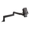 Elgato | Wave Mic Arm | 10AAN9901 | Upper Arm Desk Clearance (160 mm); Lower Arm Desk Clearance (70 mm); Horizontal Reach (740 mm); Vertical Rotation (90 ° up / 60 ° down (elbow); Desk Clamp expandable up to 60 mm | Low Profile