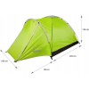 TOURIST CAMPING TENT 2 x 2m ALPENAIR PRO MOSQUITO NET VESTMENT